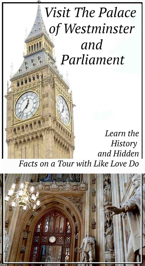 The Palace of Westminster and Parliament Tour. Explore the history of London and England's ...