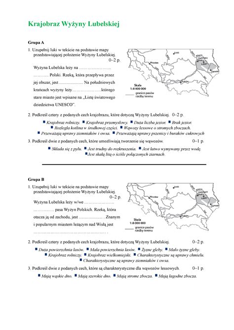 Kartkowka krajobraz wyzyny lubelskiej - Krajobraz Wyżyny Lubelskiej ...