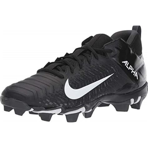 nike men's alpha menace 2 shark football cleat black/white/anthracite size 7 m us - Walmart.com ...