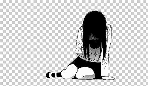 Sadness Anime Manga Crying PNG, Clipart, Anime, Black, Black And White, Cartoon, Chibi Free PNG ...