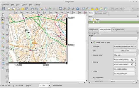 qgis - Cannot get the correct OS grid references on the outside of the map - Geographic ...