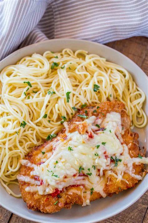 The Best Chicken Parmesan, with a buttery crispy panko coating baked to a perfect mel… | Chicken ...