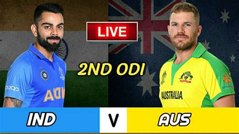 INDIA VS AUSTRALIA - LIVE CRICKET MATCH TODAY - YouTube