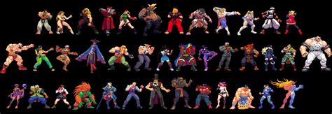 Street Fighter 5's roster as 2D sprites 1 out of 1 image gallery