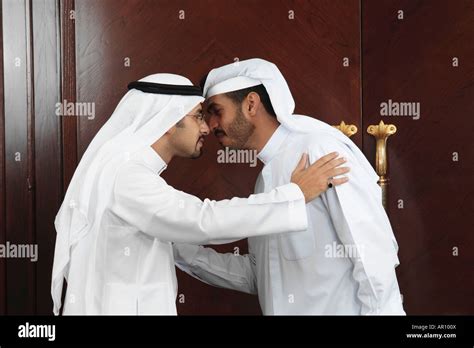 Two Arab Men Greeting High Resolution Stock Photography and Images - Alamy