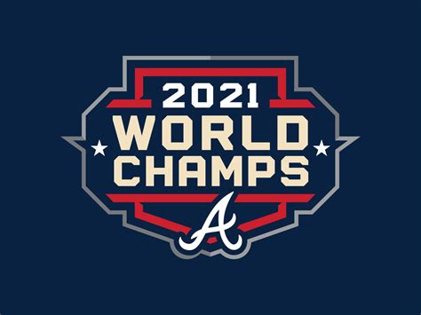 ATLANTA BRAVES - 2021 WORLD SERIES CHAMPIONS - Logo Concept by Matthew ...