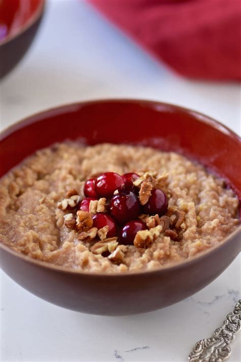 Morning Millet Porridge — Tasting Page