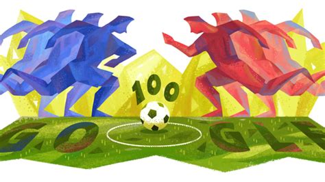 Copa América 2016 schedule attached to Google doodle marking tournament's 100th anniversary