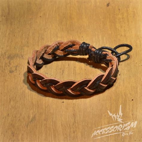 Free Shipping Black String with Dark Brown Leather String Bracelet (B692S)