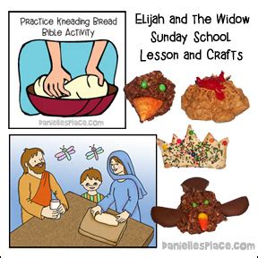 Elijah and the Widow Sunday School Lesson - Printable Craft Patterns