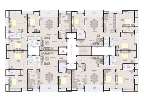 2D Floor Plan design | Apartment floor plans, Floor plan design, Two story house design