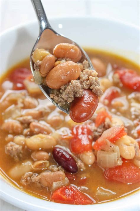 Instant Pot Beef and Bean Soup - Kiss Gluten Goodbye