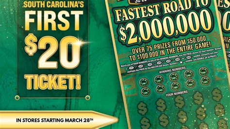 South Carolina gets first $20 scratch-off