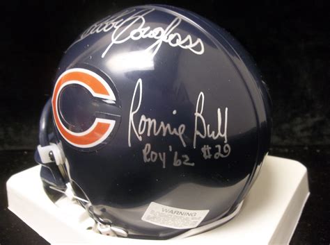 Lot Detail - Autographed Chicago Bears Riddell Mini-Helmet- Signed by 4 ...