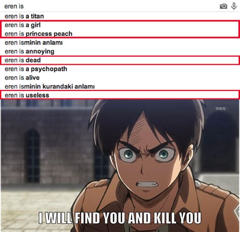 Stop to laugh at Eren!!! | Attack on Titan / Shingeki No Kyojin | Know Your Meme