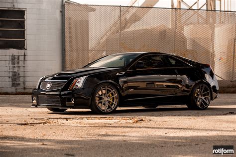 Cadillac CTS-V Coupe Rocking Rotiform SNA 3PC Wheels — CARiD.com Gallery