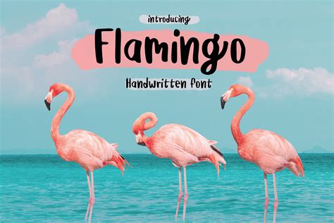 Flamingo Font by iareCotton Duck · Creative Fabrica