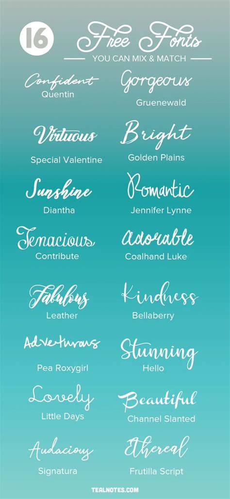 16 Free Script Fonts That Are Absolutely Gorgeous | Free script fonts, Script fonts, Free fonts ...