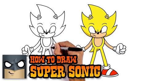 How to Draw Super Sonic | YouTube Studio Art Tutorial - YouTube