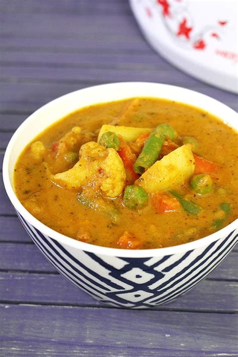 Mixed Vegetable Curry - Spice Up The Curry