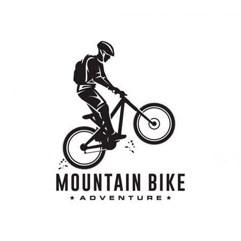 Vintage Mountain Bike Logo