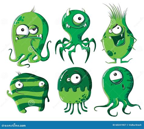 Cartoon Microbes Vector Illustration | CartoonDealer.com #137191530