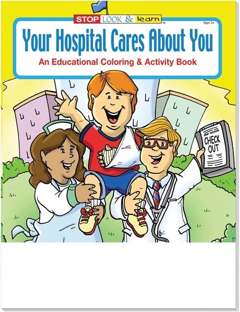 Amazon.com: ZOCO - Learn about Hospitals - Kids Educational Coloring Books (50 Bulk Pack ...