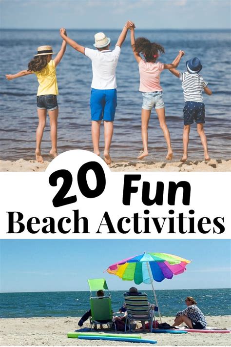 What are fun things to do at the beach? In this collect of 20 beach ...