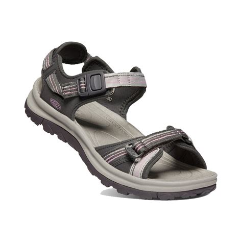 Keen Terradora II Open Toe Womens Hiking Sandals - Dark Grey Dawn Pink