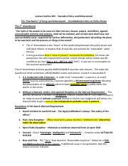 Lecture #25 - Narcotics Policy.docx - Lecture Outline #25 - Narcotics ...