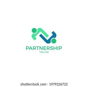 Partnership Vector Logo Template Design Stock Vector (Royalty Free ...