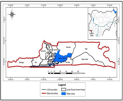 The Administrative Map of Lagos State Source: Adapted from Atomode, 2017b | Download Scientific ...