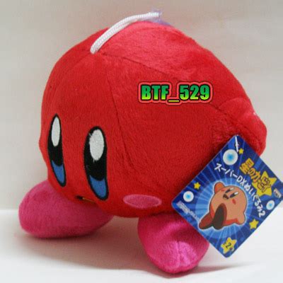 New Kirby Plush Doll Figure ( 5"1/2 Red Kirby ) | eBay