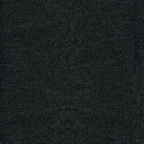 TrafficMASTER Ribbed Gunmetal Texture 18 in. x 18 in. Carpet Tile (16 ...