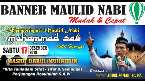 Contoh Poster Maulid Nabi – Sketsa