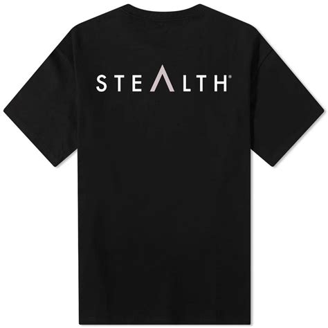 Stealth Logo Tee Shirt (Black) | Stealth London