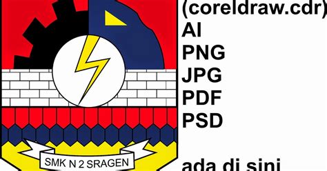 Logo SMK N 2 Sragen Vector (cdr), AI, PNG, JPG, PDF dan PSD | Blungkon Art Studio