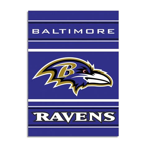 Baltimore Ravens 2-Sided Outdoor Banner Flag | Baltimore ravens, Nfl ...