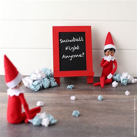 Polar Paper Snowball Fight | The Elf on the Shelf