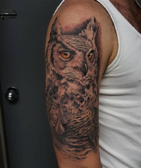 Great Horned Owl Tattoo