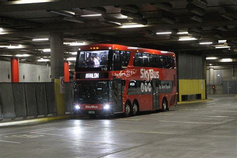 SkyBus Melbourne double decker bus #110 BS02KH arrives at Southern Cross Station - Wongm's Rail ...