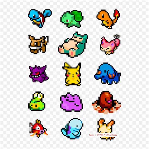 Acheter Pixel Pokemon Pikachu Pixel Art Fer à repasser sur les patchs ...