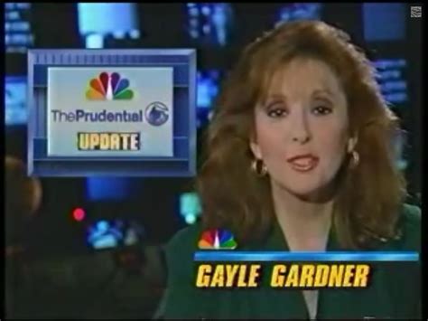 Gayle Gardner on the NBC Sports Prudential Update (1991)