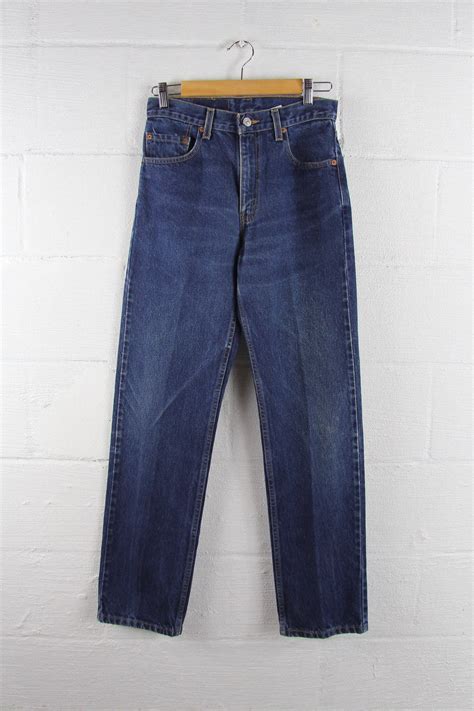 Levi's 505 Dark Wash Vintage Jeans Red Tab Regular Straight Leg 29 x 32