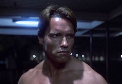 Arnold Schwarzenegger as the T-800 in THE TERMINATOR (1984). | Terminator, Terminator movies ...