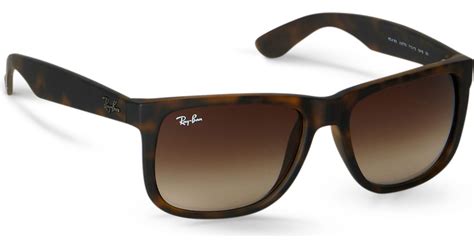 Ray-ban Justin Sunglasses in Black | Lyst