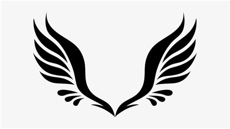 Angel Wings Png Clipart Svg Black And White Library - Tattoos Clipart ...