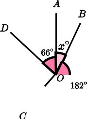 Angles Around A Point - GCSE Maths - Steps & Examples