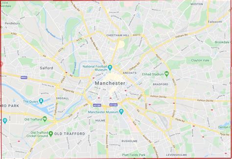 Manchester City Centre Laminated Postcode Sector Map – Map Logic