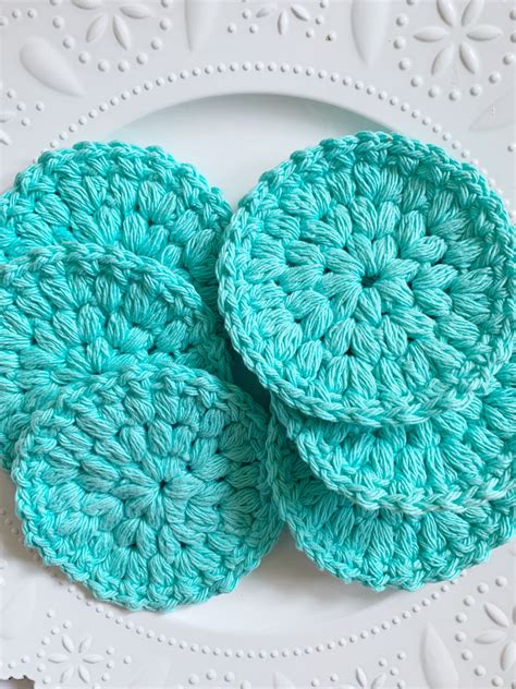 6 crochet drink coasters coffee bar coasters aqua table | Etsy in 2020 | Knitting terms, Drink ...